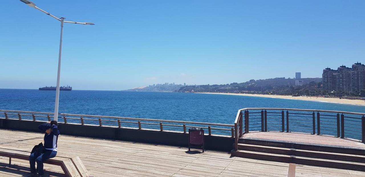 Appartamento Gran Ubicacion, Cama Xl, Vina Del Mar Esterno foto