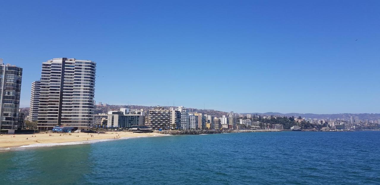 Appartamento Gran Ubicacion, Cama Xl, Vina Del Mar Esterno foto