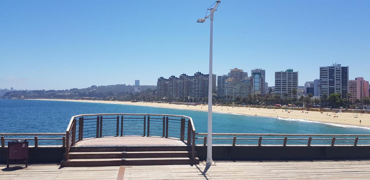 Appartamento Gran Ubicacion, Cama Xl, Vina Del Mar Esterno foto