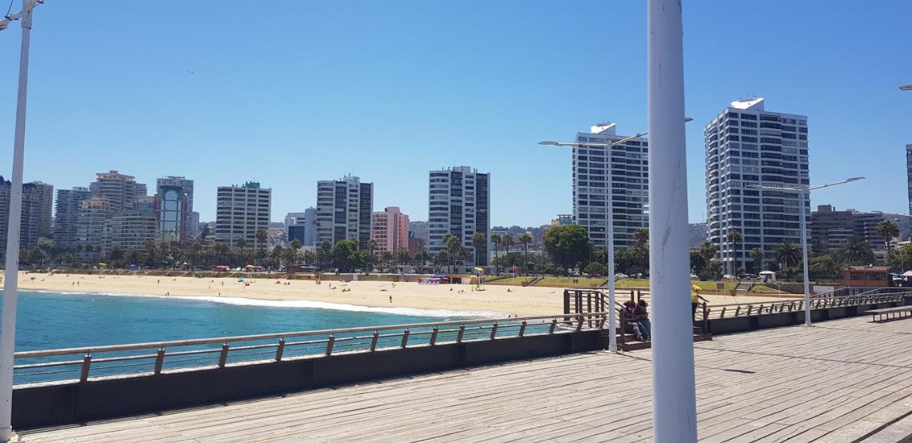 Appartamento Gran Ubicacion, Cama Xl, Vina Del Mar Esterno foto